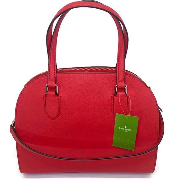 ❤️ NWT! Kate Spade Large Reilly Hot Chili Satchel - Picture 5 of 8